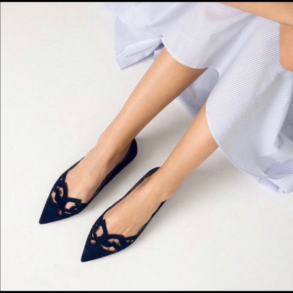 Zara Laser-cut Ballet Flat